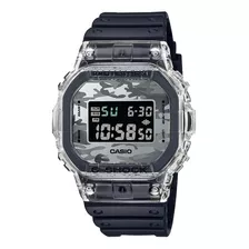 Reloj Casio G-shock Dw-5600skc-1 Original Para Hombre Color De La Correa Negro Color Del Bisel Transparente Color Del Fondo Camuflaje