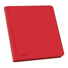 Carpeta Zipfolio 480 Ultimate Guard, Rojo (24 Bolsillos)