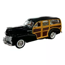 Miniatura Chevrolet Fleetmaster 1948 Preto Welly 1:24