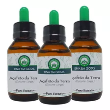 3 Extratos De Açafrão Da Terra 60ml