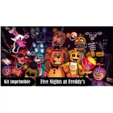 Kit Imprimible Five Nights At Freddy´s Decoracion S92