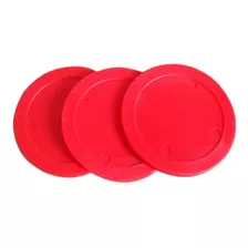 3 Discos 6,4cm X 4mm Air Game / Air Hockey 