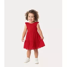 Vestido Infantil Em Cotton Light Malwee Kids