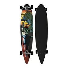 Krown Samurai Pato Rojizo Completa De Longboard, 9x43 Pulgad