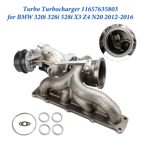 Turbocompresor 11657635803 Para Bmw 320i 328i 528i 12-16 Foto 5