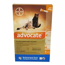 Antipulgas Advocate Gatos Hasta 4 Kg Para Gato