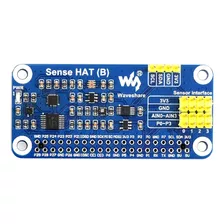 Waveshare Sense Hat (b) Para Raspberry Pi A Bordo Multiples