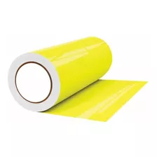 Adesivo Envelopamento Fluor Amarelo 0,60 X 1,00 Metro 