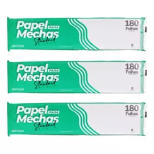 3 Pacotes Papel Para Mechas Standard 11x47cm 540 Folhas