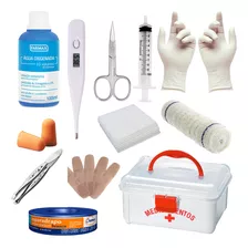 Kit De Primeiros Socorros Completo + Maleta 