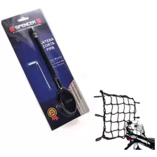 Antena Corta Pipa + Rede Elástica (kit Proteção Moto)