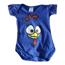 Body Bodie Galinha Pintadinha Infantil Mêsversário Maj021