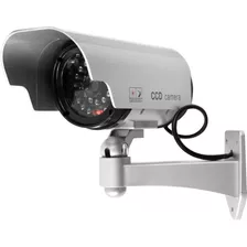 Camara Falsa Seguridad Exterior Vigilancia Casa Patio C/luz 