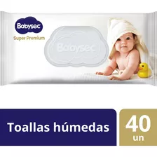 Toallas Húmedas Babysec Super Premium Cuidado Sensible 40 Un