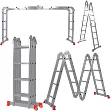 Escada Multifuncional Aluminio 4x4 16 Degraus Vonder
