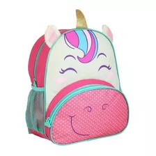 Mochila Escolar Bichinhos Com Estampa Do Unicórnio Colorida 