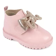 Bota Bebe Molekinha Rosa Laço 2126.509