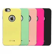 Funda Recubierta En Silicona Skin Soft Lisa Para iPhone 11