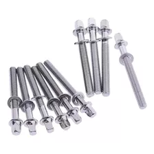 10pcs Tambor De Metal Parafuso Apertado Percussão 5mmx90mm