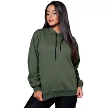 Moletom Blusa Frio Liso Básico Cores Contrastantes Hiphop