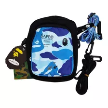 Bape Crossbody Bolso Cruzado Cordura - A Bathing Ape (shark)