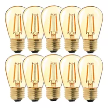 Lamparas Luz Led Set X10 Vintage Calida Maxwell Guirnalda