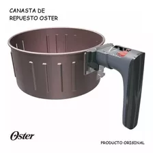 Canasta De Repuesto Bioceramic Con Mango Para Freidora Aire Color Cafe