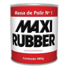 Massa De Polir N1 980g + Massa De Polir N2 970g Maxi Rubber