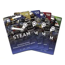 Steam Cartão Pré-pago R$20 Reais Crédito Card