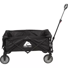 Carro Plegable Carga Ozark Trail, Carrito Multiusos Resistnt Color Negro