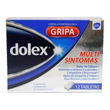 Dolex Gripa X 12 - Unidad a $1350