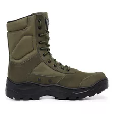 Bota Coturno Acero Eb Selva Militar Tatica Verde Exercito