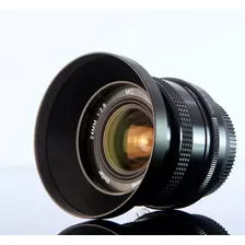 Vivitar Mc 24mm F2.8 Nikon F Com Adaptador Para Canon Ef