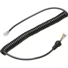 Cable De Microfono Para Yaesu Mh-36 Mh-36a6j, Negro