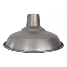 Pantalla Campana Para Lampara Galponera De Aluminio 40 Cm