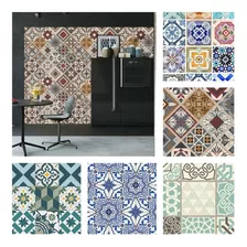 Adesivo Azulejo Ladrilho Hidráulico Retro Cozinha Decorativo