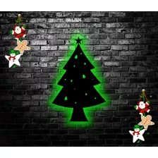 Cuadro Retroiluminado Led Arbolito Árbol Navidad