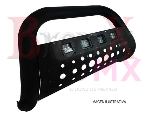 Burrera Bronx Black 4 Faros Ford Lobo 2009-2014 Foto 5