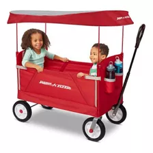 Radio Flyer Carro Plegable Ez Todoterreno 3 En 1 Con Toldo,