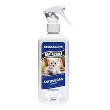 Banho A Seco Desodorante Matacura 200ml Gatos Anti Pulgas 