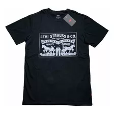 Playera Levi's Hombre Negro Classic 224950041 Look Trendy