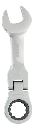 Llave Combinada Con Crique Corta Artic. 11 Mm Bremen Plateado