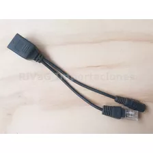 Cable Poe Power Over Ethernet Rj45 12/24v Para Camara Cpe Ap