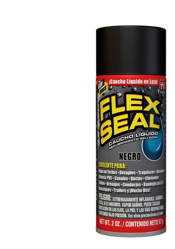 Flex Seal Mini Spray Negro 2 Oz