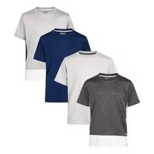 Boys' Active T-shirts - 4 Pack Athletic Performance Sho...