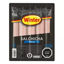 Salchicha Pollo Winter 250gr(6uni)super