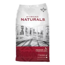 Alimento Diamond Naturals Indoor Cat Para Gato Adulto Sabor Pollo Y Arroz En Bolsa De 2.72kg