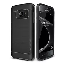 Galaxy S7 Case, Diseño Vrs [high Pro Shield] [steel Silver]