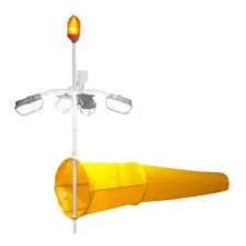 Biruta De Vento 50cm Com Iluminação Externa Aeroind