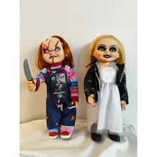 Muñeco Chucky Y Tiffany De 36 Cm C/u Articulados 